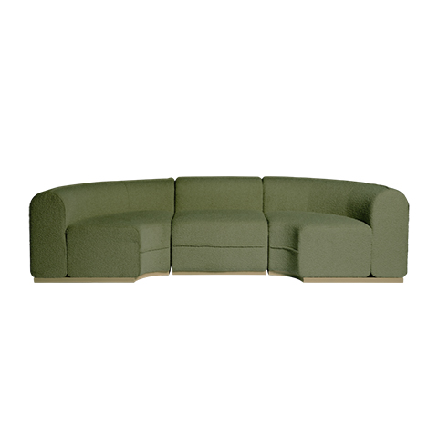 Lenny 3-Piece Concave Banquet