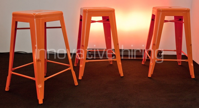 Features: Tolix Bar Stools