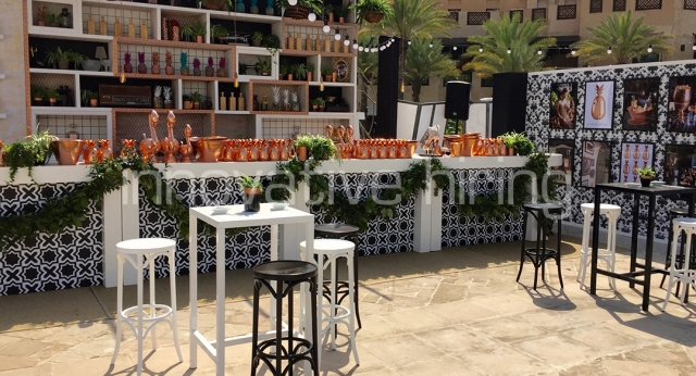 Features: Bentwood Bar Stools & Square Bench Bars
