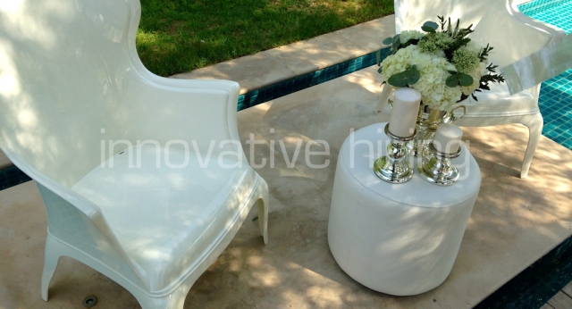 Features: New York Wingback Armchairs & Lounge Pod