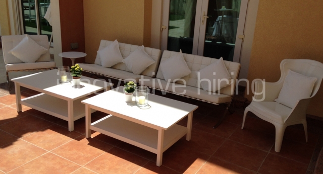 Features: New York Wingback, Barcelona Sofas & Barcelona Chair