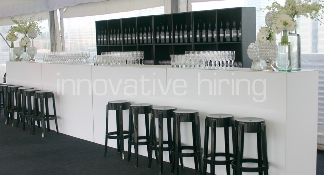 Features: Standard Bar with Charles Ghost Stools