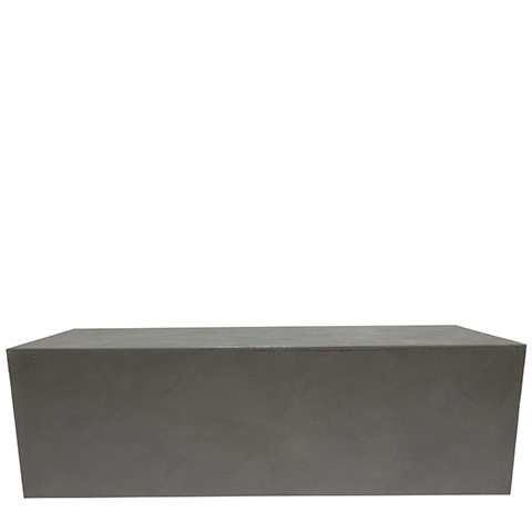 Faux Concrete Ottoman