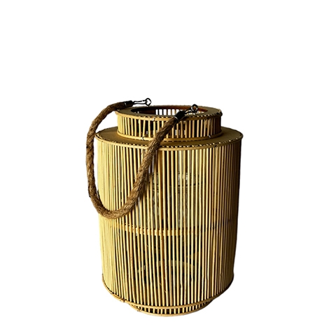 Nordic Rattan Lantern Large