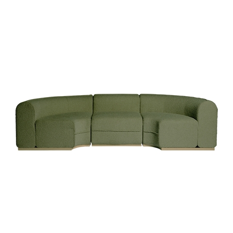 Lenny 3-Piece Concave Banquet