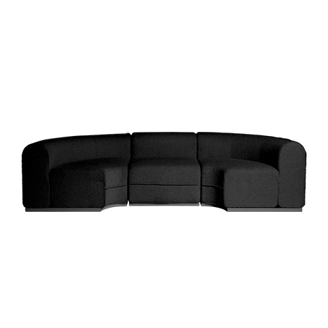 Lenny 3-Piece Concave Banquet